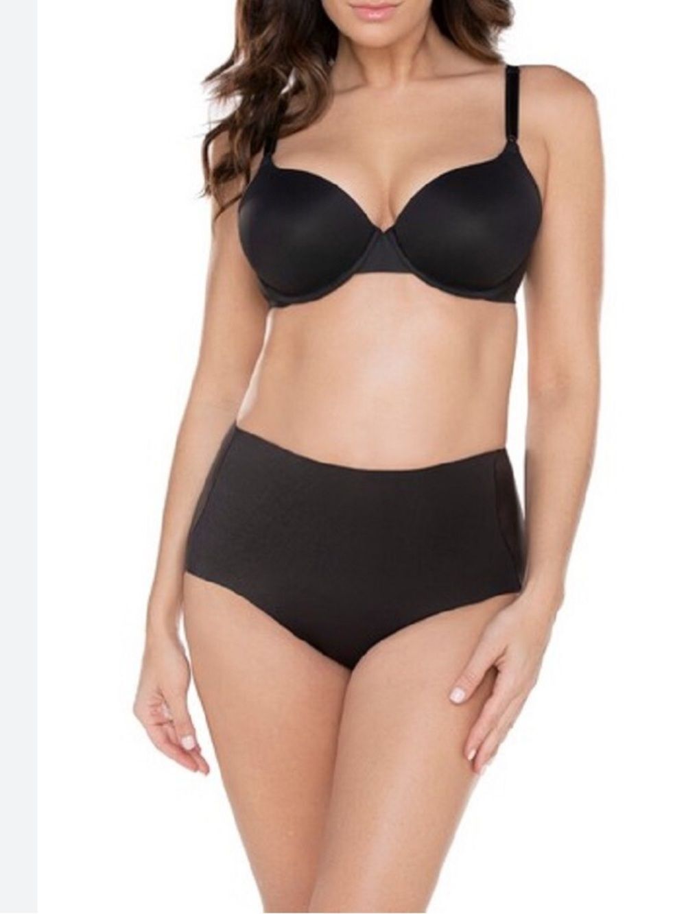 MIRACLESUIT Brief NEW Everyday Smoothing Light Shaping Slimming Black Size L